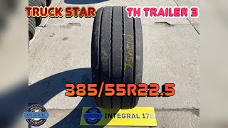 Грузовая Шина б/у 385 55 22.5 TruckStar TH Trailer 3. На контейнеровоз, рисунок Continental.