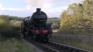 LNER Class B1 No.1264 running as No.1251 southbound approaching Levisham [NYMR 2018]