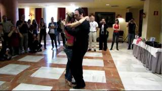 Pablo Vilches y Carola. Taller kizomba avanzado. Congreso Bachatea Madrid 2012