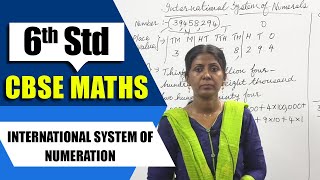 6th Std CBSE Maths Syllabus | International System of Numeration | CBSE Maths Part-15