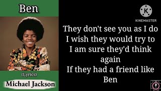 Michael Jackson - Ben (lyrics)