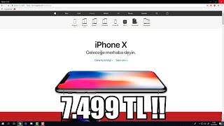 İphone Fiyatlarına ZAM !!  iPhone X 7.499 TL Oldu !