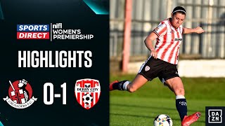 Win for Candystripes! | Crusader Strikers 0-1 Derry City Women | #sportsdirectprem