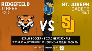 Girls Soccer FCIAC Semifinals - No. 5 Ridgefield vs. No. 1 St. Joseph - 11/01/2023