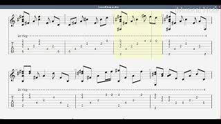 Guitar TAB -  Love will keep us alive by Eagles | Tutorial Sheet Lesson #imn