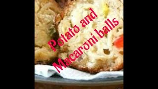 POTATO AND MACARONI BALLS RECIPE IN URDU AND ENGLISH/////