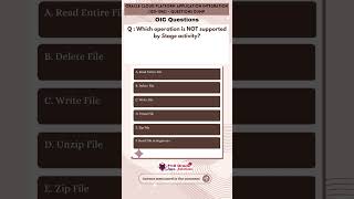 38. Oracle Cloud Platform Application Integration Questions | 1Z0-1042 Questions Dump | OIC question