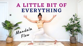 30 minute Full Body Vinyasa Flow Yoga | Mandala Flow | Creative Vinyasa