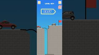 Draw bridge puzzle game level 1971  #gaming #drawing #Shorts