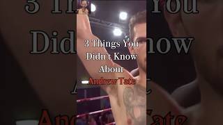 3 Secrets Andrew Tate Wants to Keep Hidden (Kickboxing Champion!?) #shorts