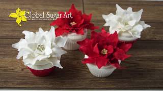 How To Make Gumpaste Poinsettias | Sneak Peak | Global Sugar Art