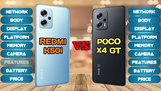 Redmi K50i VS Poco X4 GT | Full Comparison