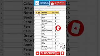 Excel Auto Fill Serial Numbers #short #excel #exceltips #exceltutorial #msexcel #microsoftexcel