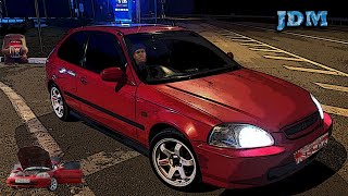 Honda Civic ek3. Rays Volk racing te37.