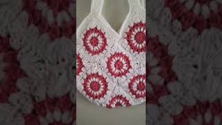 crochet granny square bag