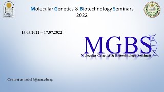 MGBS 2022 - Data visualization and tools for multiple levels of plant biology. Dr  Mohammed Ali