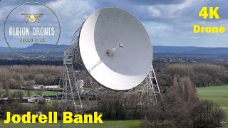 Spring Sunshine at the Lovell Radio Telescope, Jodrell Bank Observatory, March 2024  - DJI AIR3 4K