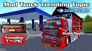 Share Mod Truck Trending Topic | Truck Trending Topic Bandung Auto Fest 2020 | Mod Bussid Terbaru