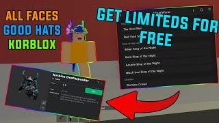 ROBLOX HOW TO GET LIMITEDS FOR FREE [ HEADLESS , KORBLOX , ALL FACES] *CLIENT SIDED*