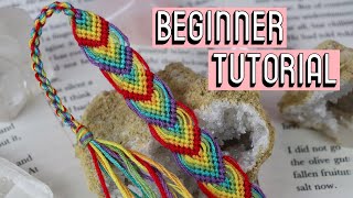 LEAVES BRACELET TUTORIAL [CC] || Friendship Bracelets