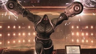 Injustice Gods Among Us: Containment Suit Doomsday vs Lockdown Superman