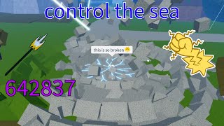 control the SEA wtih quake [Blox fruits]