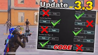 New Update 3.3 Best Settings & Sensitivity to Improve Headshot and Hip-fire✅❌ | PUBG MOBILE / BGMI