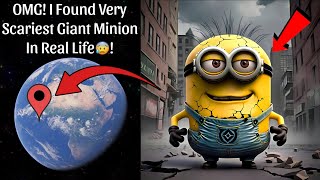 Giant MEGA MINION Attacks The CITY on Google Earth!