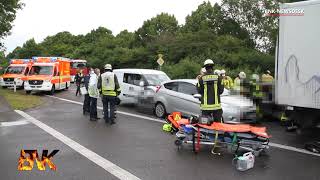 Eingeschlossen nach Verkehrsunfall: Auffahrunfall auf der Oberschlesienstraße | 31.05.2022