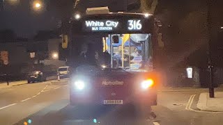 Journey on 316 | Metroline Travel - Alexander Dennis Enviro 200 Facelift (DEL2065 - LK64ECN)