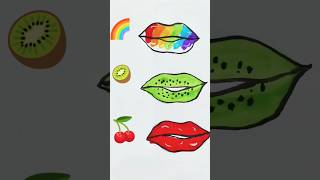 Which one is your Favourite 🌈🥝🍒#craftersiya#shortsfeed#satisfying #shorts#viral#trending#asmr#art 🌺🥶