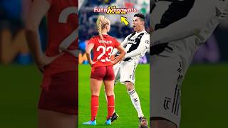 Cristiano Ronaldo funny moment in football ⚽ #football #futbol #ronaldo9 #messi #shorts