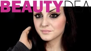 Trucco occhi grandi rosa e nero | Beautydea