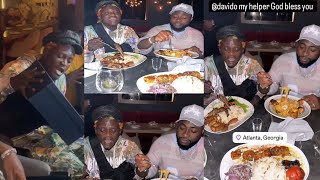 Davido Dinner with Portable in Atlanta Unbelievable