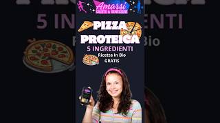 Pizza Proteica, 5 Ingredienti Senza Lievito  e Veloce da Preparare.