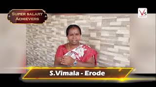 S.Vimala - Erode | Super Salary Achievers | V3 Online TV