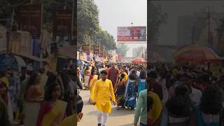 saraswati puja croud in medinipur college square #saraswatipuja2024 #saraswatipuja #shorts #trending