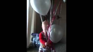 Jeff and the balloons