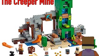 Lego Minecraft: The Creeper Mine! Speed Build and Review