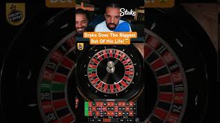 Drake Does The Biggest Bet Of His Life! #drake #roulette #casino #maxwin #hugewin #maxbet #bigwin