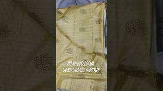 Silk Slub Rajni resham embroidery #saree#silksaree#shortvideo#tamil#fyp#funny#india#indianhandlooms