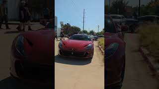 Red Ferrari 812 Superfast #car #cars #automobile #racing #supercars