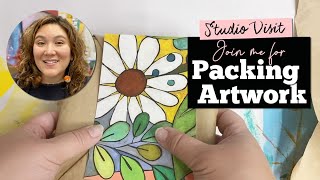 Working Artist Vlog 14: Packing Artwork Orders from my Online Shop