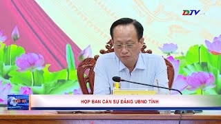 Họp Ban Cán sự Đảng UBND tỉnh