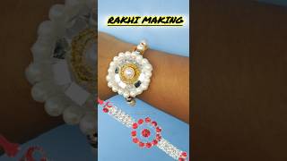 Diy rakhi making ✨#shorts #trending#craft #diy #viralreels #rakshabandhan#anayakandhal