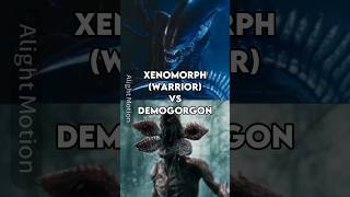 Xenomorph Vs Demogorgon #1v1 #1v1battle #edit #demogorgan #xenomorph #shorts