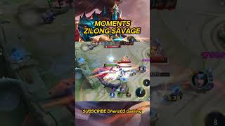 ZILONG SAVAGE #mobilelegends #mlbb #viral #shortvideo #zilongsavage #zilongbestbuild2023 #zilongmlbb