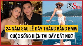 Hot tiktoker 'khoe' khoảnh khắc được đưa rước bằng BMW trong lễ đầy tháng khiến dân mạng ao ước