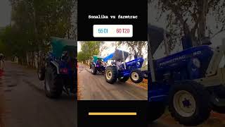 Farmtrac 60t20 टोचन vs sonalika 55Di #laser