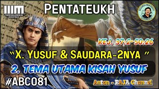 81. Tema Utama Kisah Yusuf, Kejadian 37:2–50:26 - Pentateukh - Yusuf dan Saudara-saudaranya #ABC081